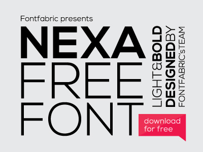 Nexa bold font download free